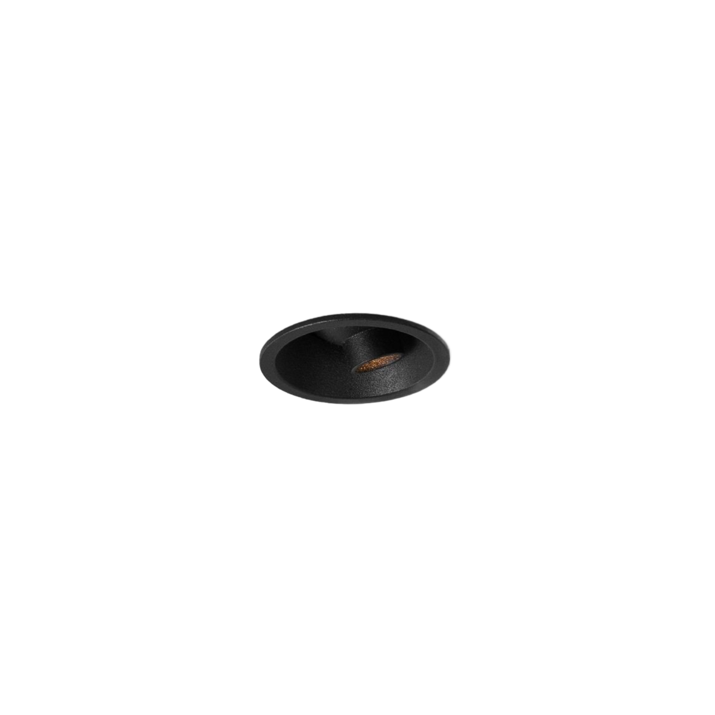 LED Downlight Recessed 3w 3K Non-Dimmable 40 x H27mm Cutout: 35mm 18D Beam Black IP54