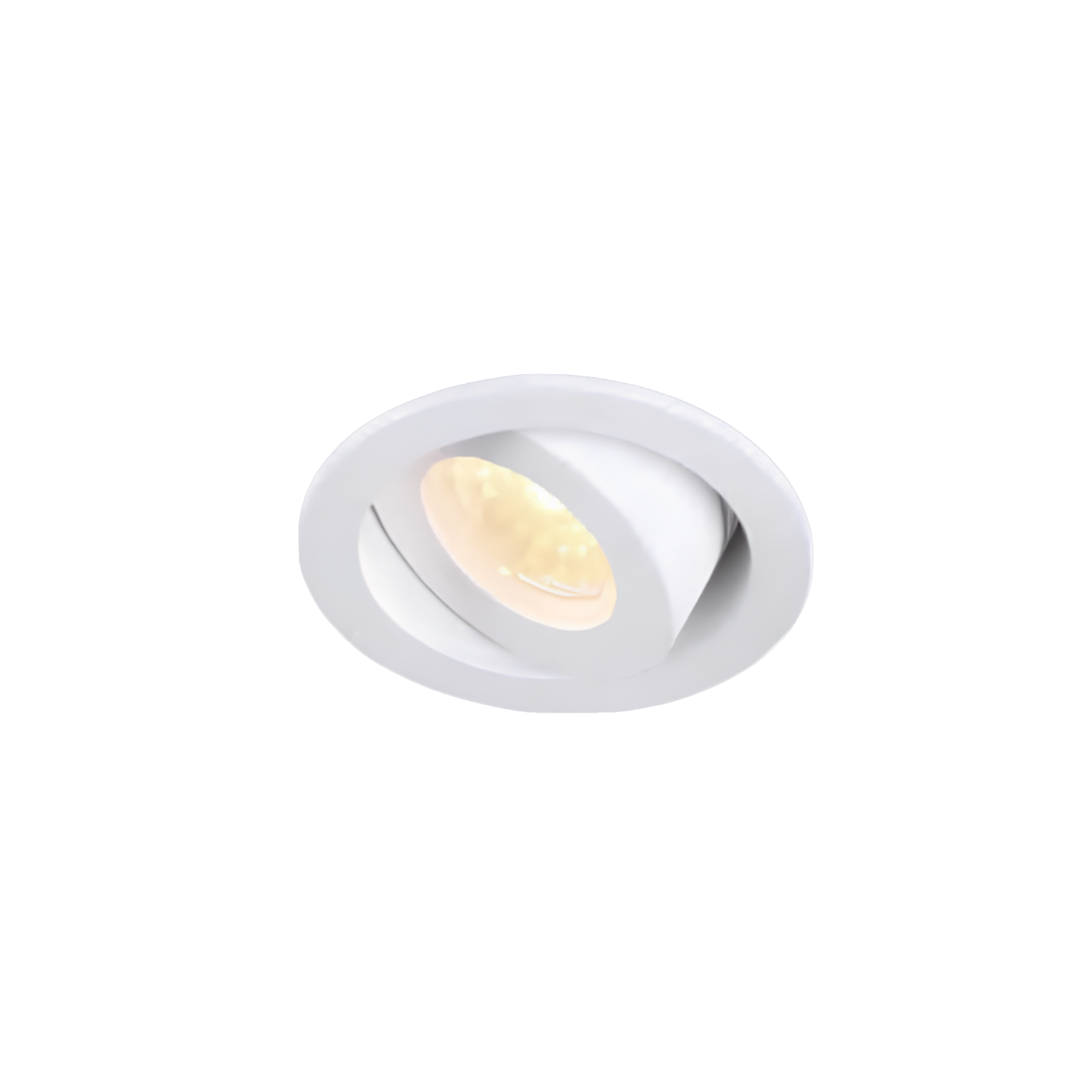 LED Downlight Recessed 3w 3K Non-Dimmable 42 x H52mm Cutout: 38mm 15D Beam White IP21