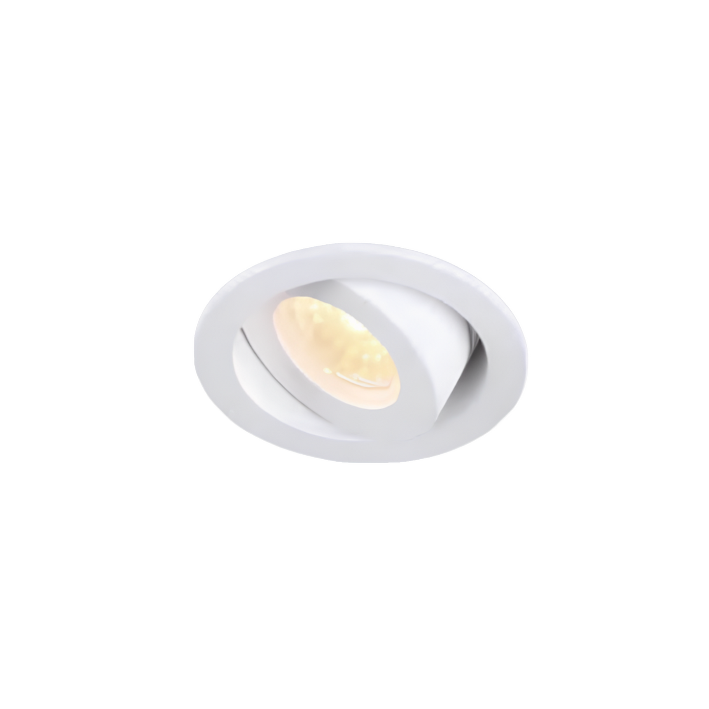 LED Downlight Recessed 3w 3K Non-Dimmable 42 x H52mm Cutout: 38mm 15D Beam Black IP21