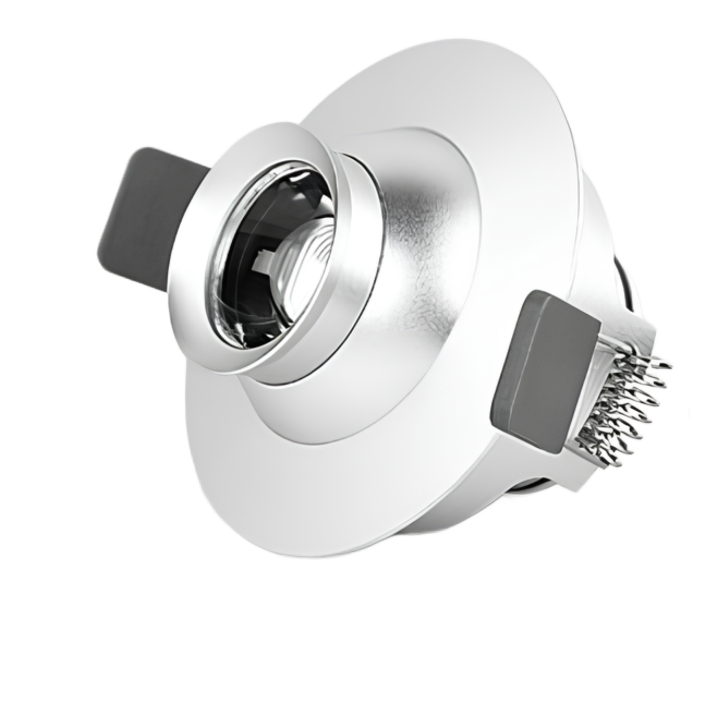 LED Downlight Recessed 3w 3K Non-Dimmable 74 x H52.3mm Cutout 60mm 10-40D Beam White IP20