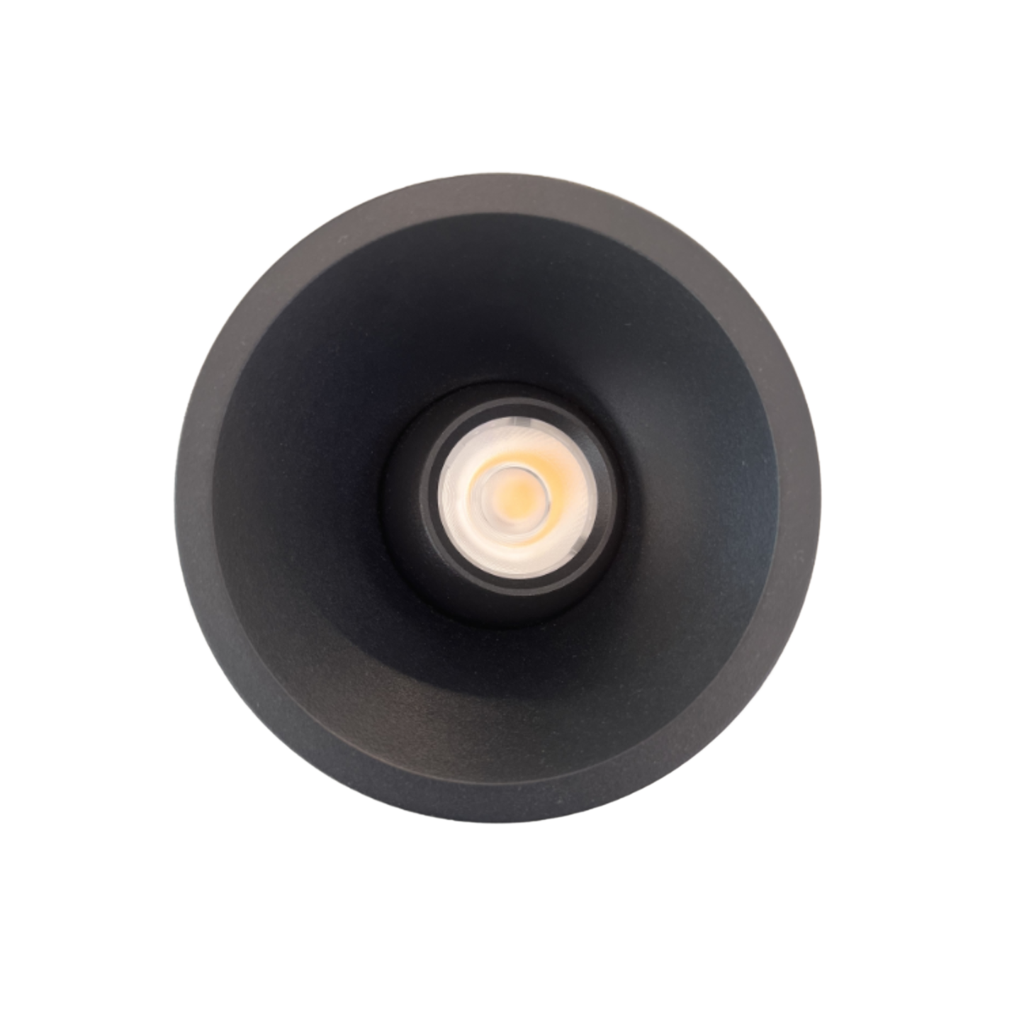 LED Downlight Recessed 13w 3K Triac-Dimmable 99.5 x H90mm Cutout: 90mm 50D Beam Black IP65