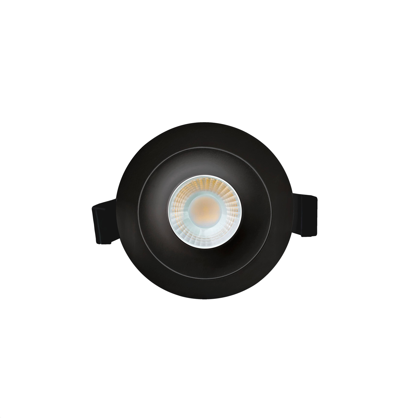 LED Downlight Recessed 8w 3K Triac-Dimmable 83 x H65mm Cutout: 78mm 45D Beam Black IP44