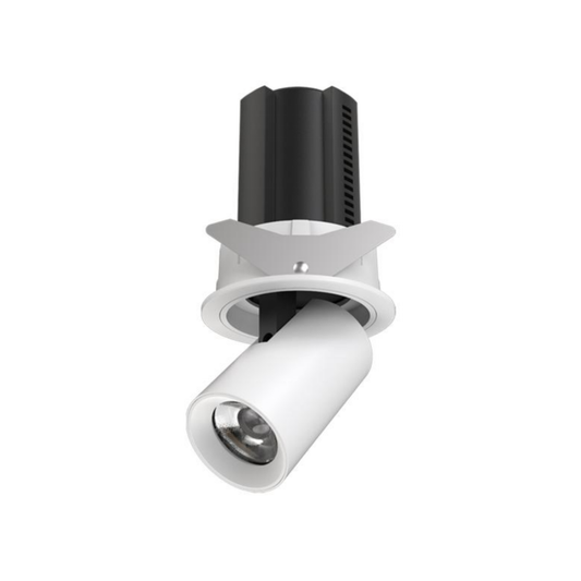 LED Downlight Recessed 7w 3K Triac-Dimmable 62 x H93mm Cutout: 55mm 24D Beam White IP20 Round