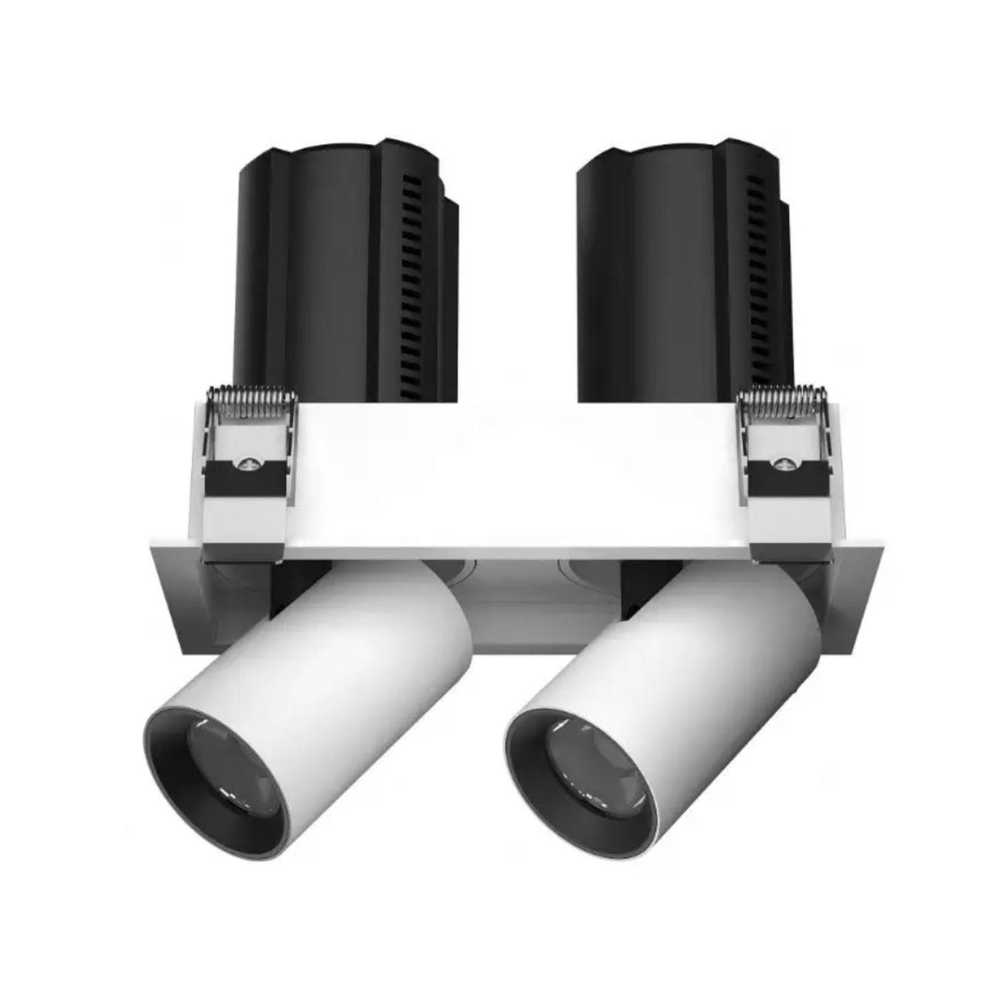 LED Downlight Recessed 2x7w 3K Triac-Dimmable L129.5xW68.5mm Cutout:120x60mm 24D White IP20 Rtnglr