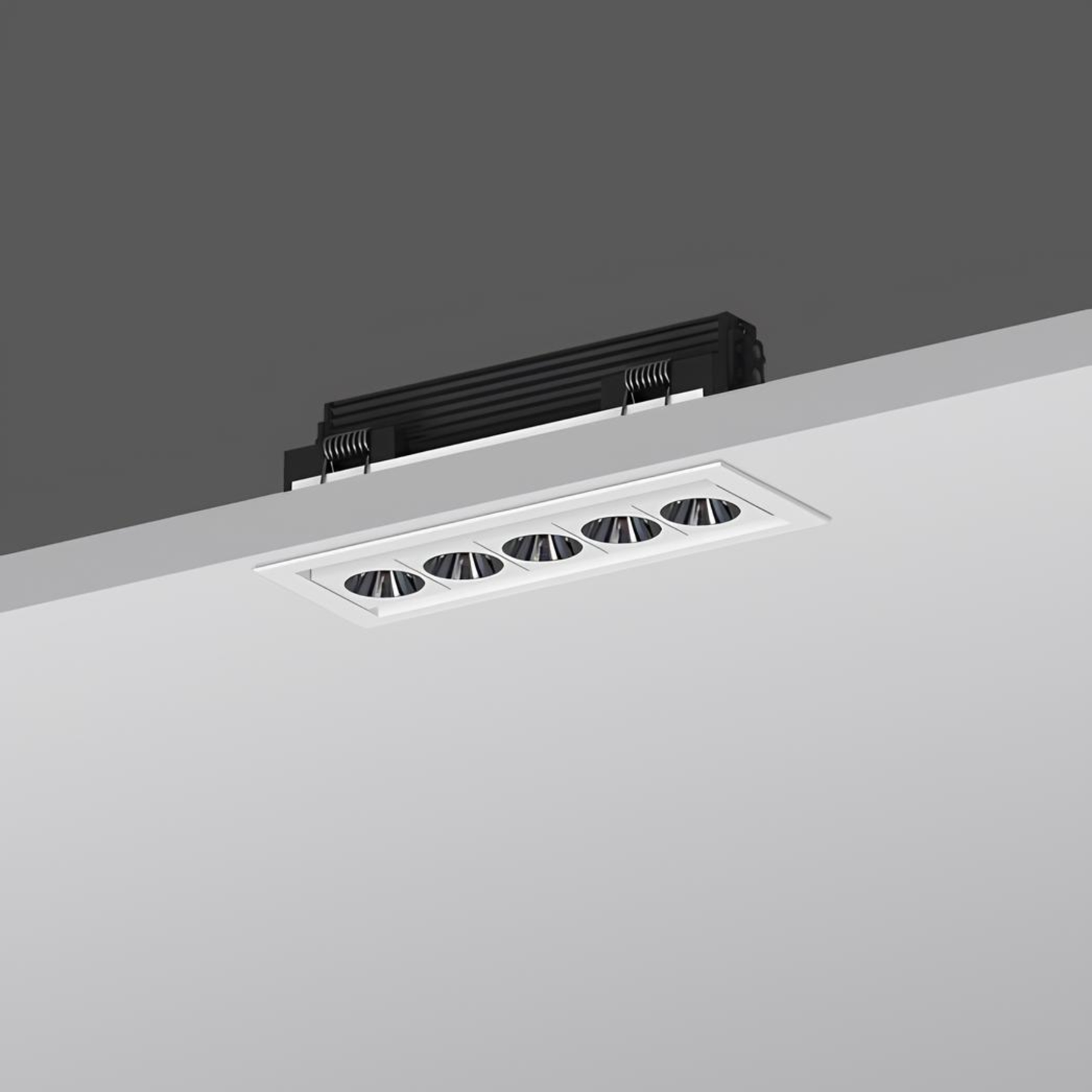 LED Downlight Recessed 12w 3K Non-Dimmable L118 x W44 x H42mm Cutout:112 x 38mm 36D Beam White IP20