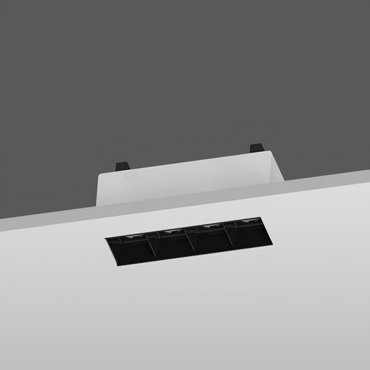 LED Downlight Trimless 10w 3K Non-Dimmable L136 x W66 x H56mm Cutout:113 x 40mm 29D Beam White IP20