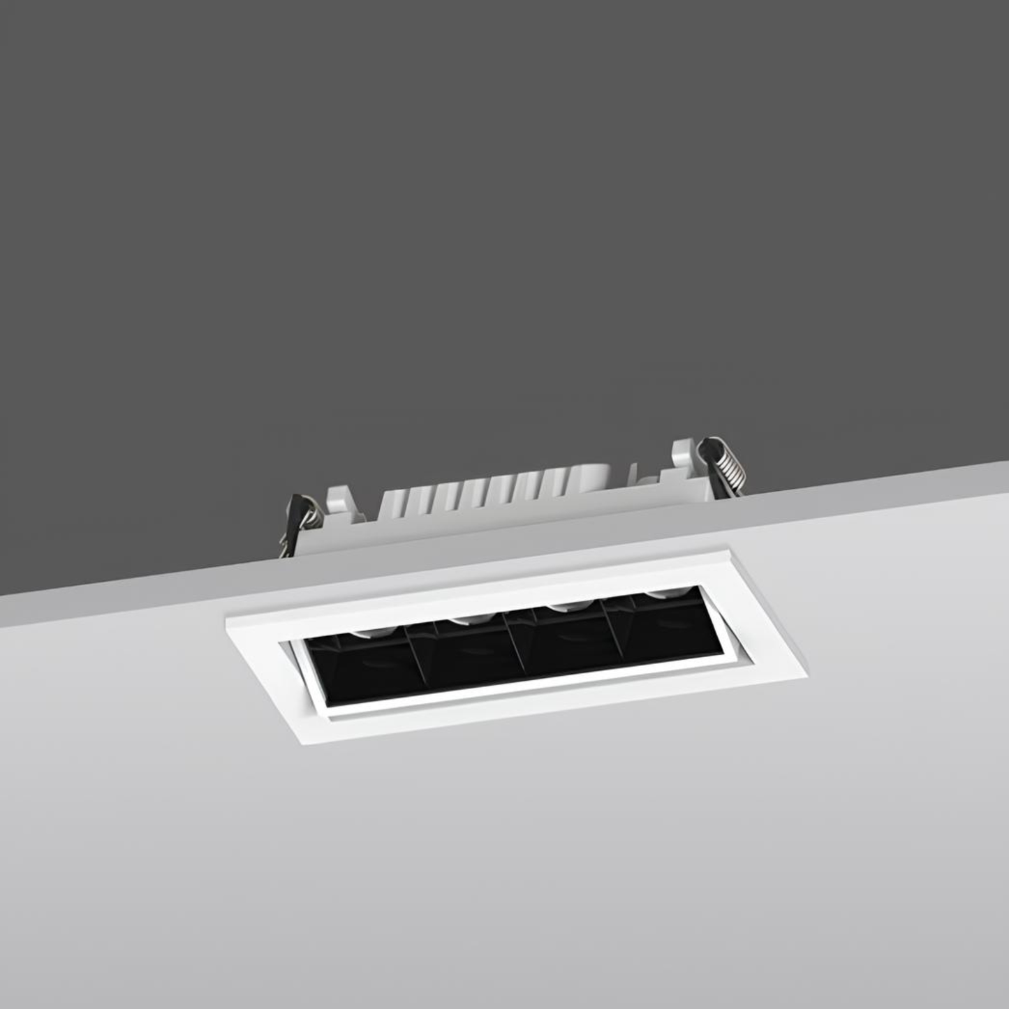 LED Downlight Recessed 10w 3K Non-Dimmable L123 x W64 x H55mm Cutout: 113 x 50mm 29D White IP20
