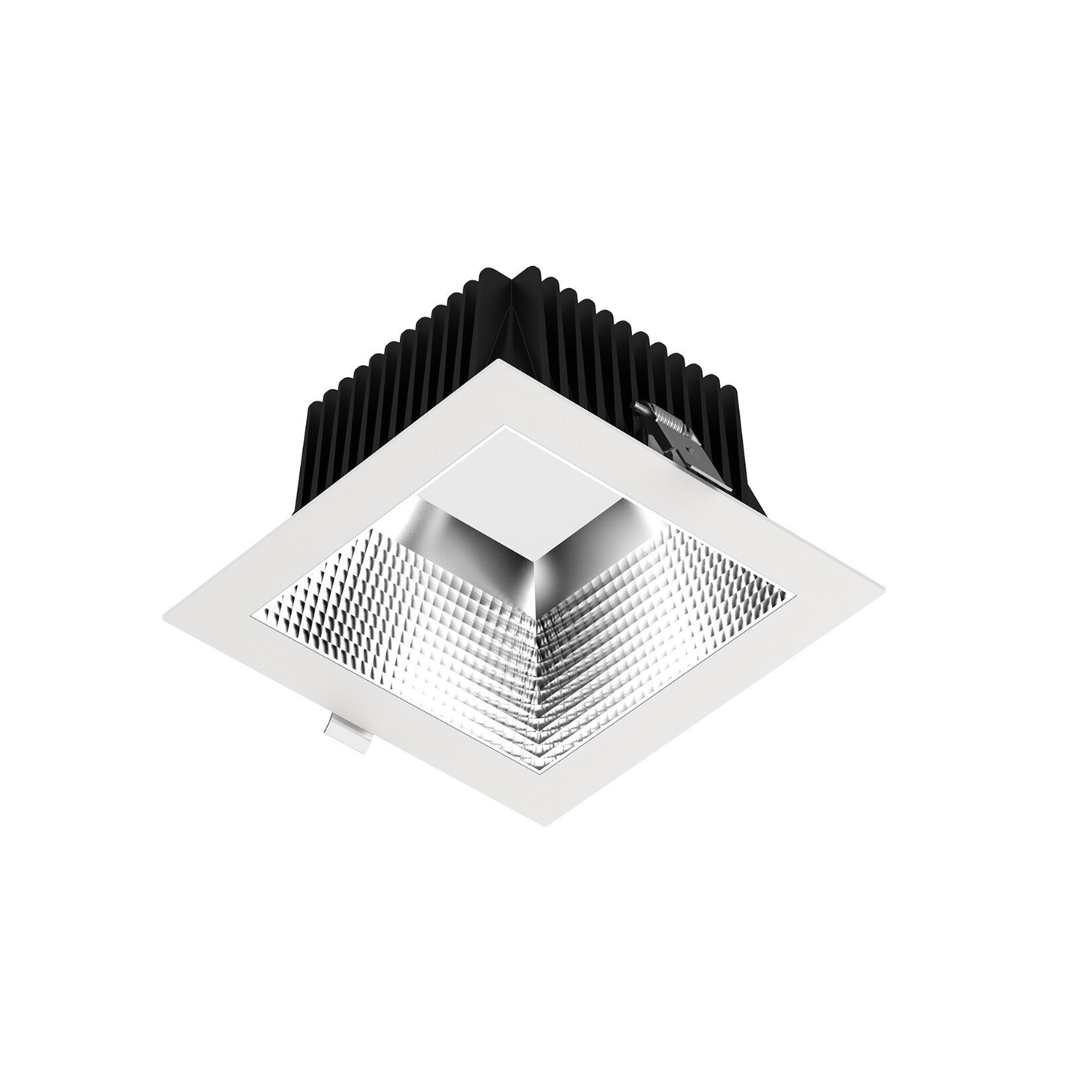 LED D/light Recess 32w 3K Non-Dimmable L190x W190 x H102mm Cutout:170x170mm 36D White IP44 G/Frosted