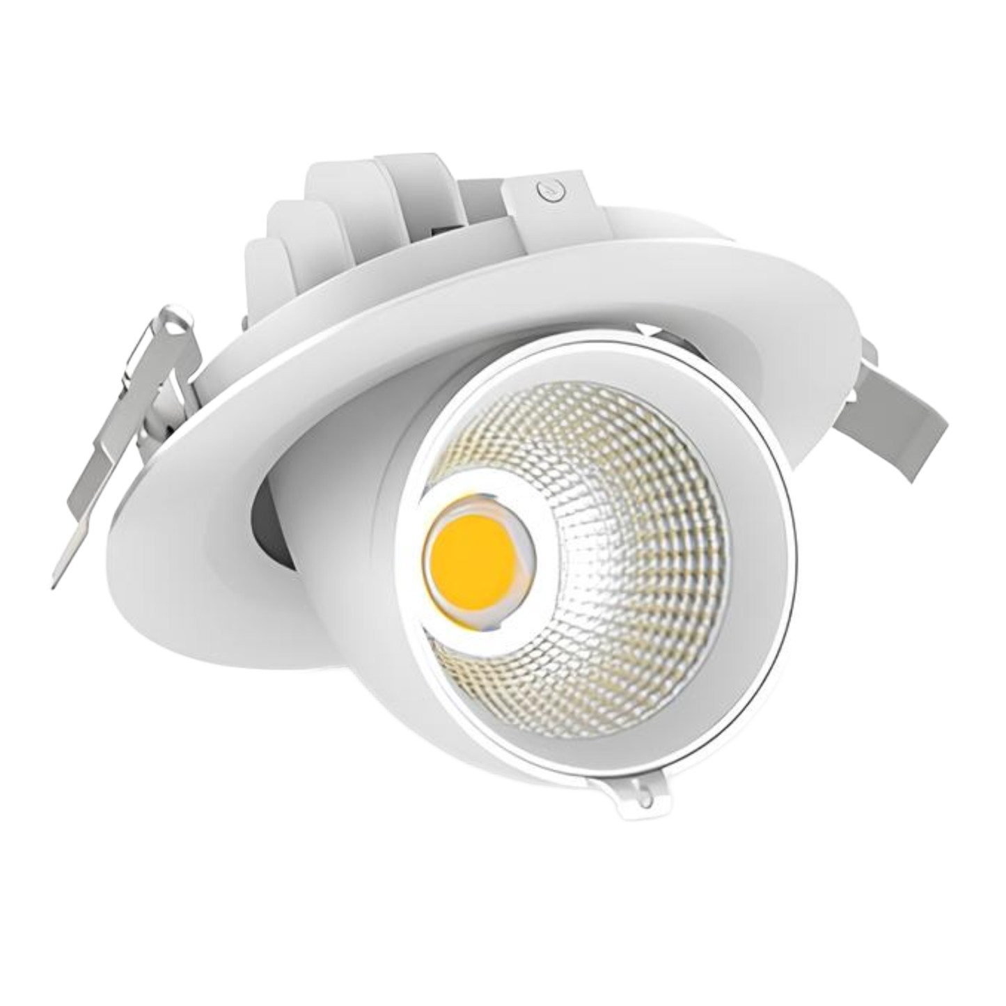 LED Downlight Recessed 18w 3K Non-Dimmable 145 x H111mm Cutout: 125mm 36D Beam White IP20 Gimble