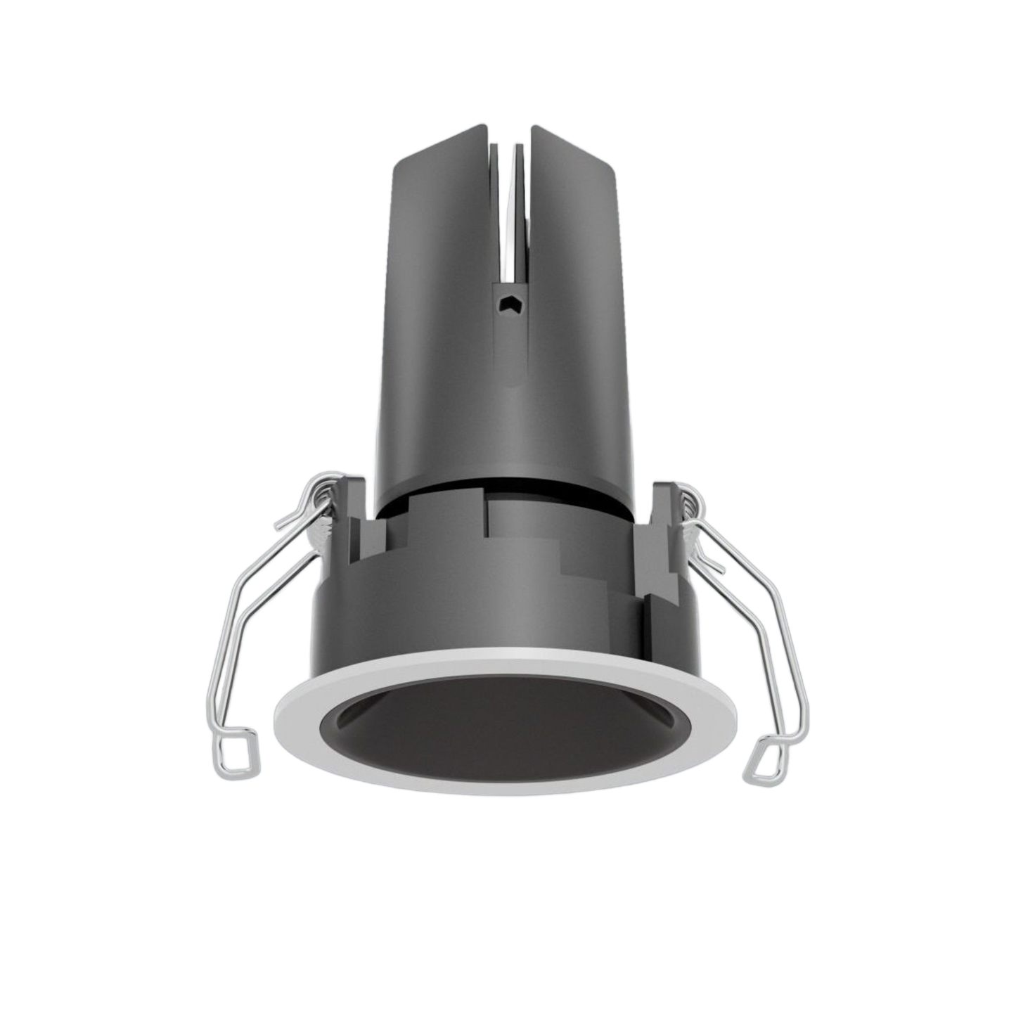 LED Downlight Recessed 9w 3K Non-Dimmable 62xH84mm Cutout:55mm 24D Beam Black IP20