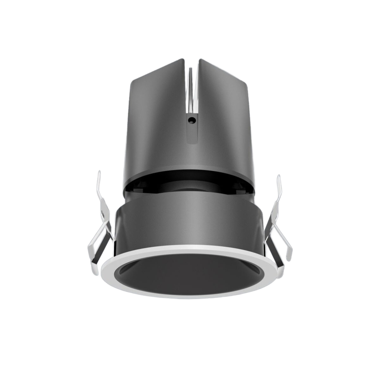 LED Downlight Recessed 12w 3K Non-Dimmable 72xH88mm Cutout:65mm 36D Beam Black IP20