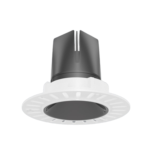 LED Downlight Trimless 15w 3K Non-Dimmable 115xH88mm Cutout:75mm 36D Beam White IP20
