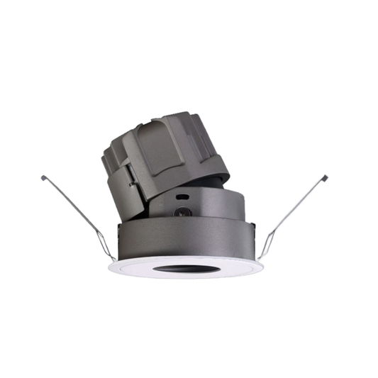 LED Downlight Recessed 15w 3K Non-Dimmable 82xH85mm Cutout:75mm 36D Beam White IP20