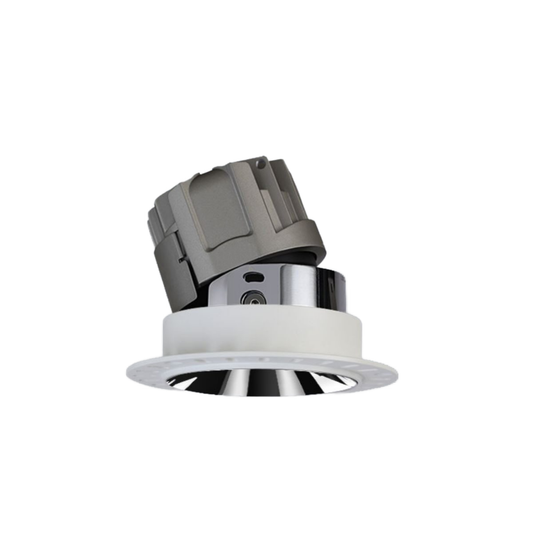 LED Downlight Trimless 15w 3K Non-Dimmable 100xH85mm Cutout:75mm 36D Beam Black IP20