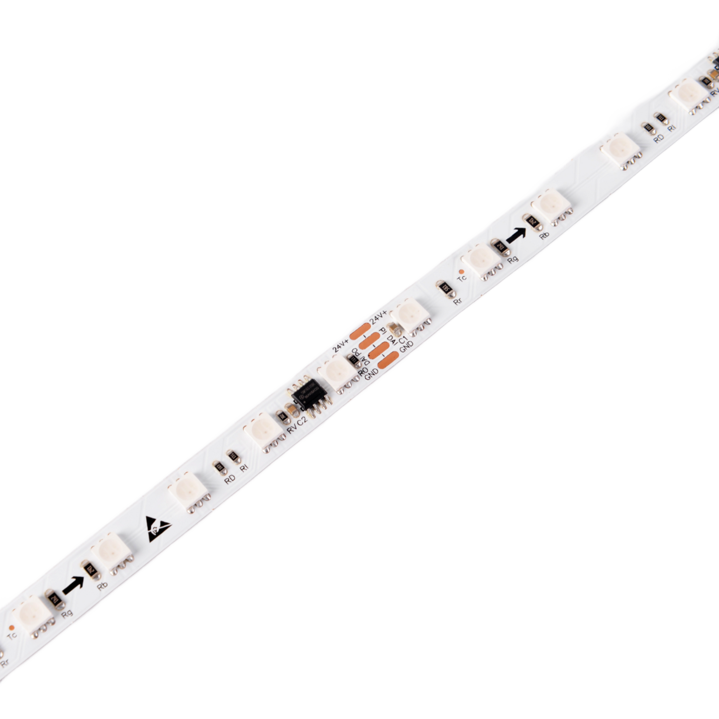 LED Strip 24V RGB Digital dmx 13w/m IP20 PCB-10mm Cutting Unit:100mm