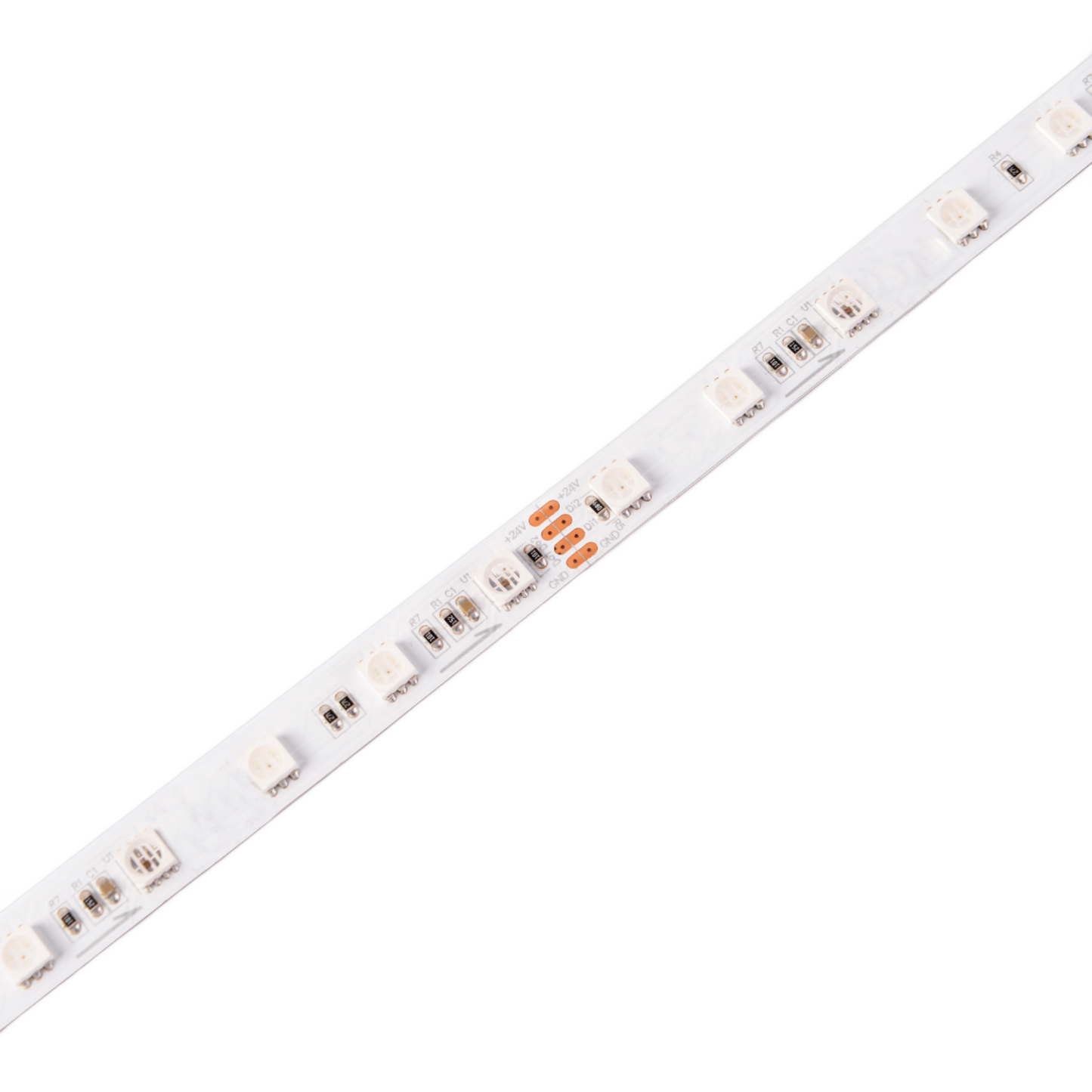 LED Strip 24V RGB Digital SPI 13w/m IP20  Pcb-10mm Cutting Unit:100mm