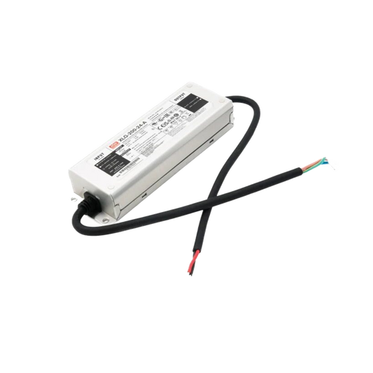 LED Driver Mean Well Output Power: 200w Output Voltage: 24V Non-Dimmable Size:199x63x35.5mm
