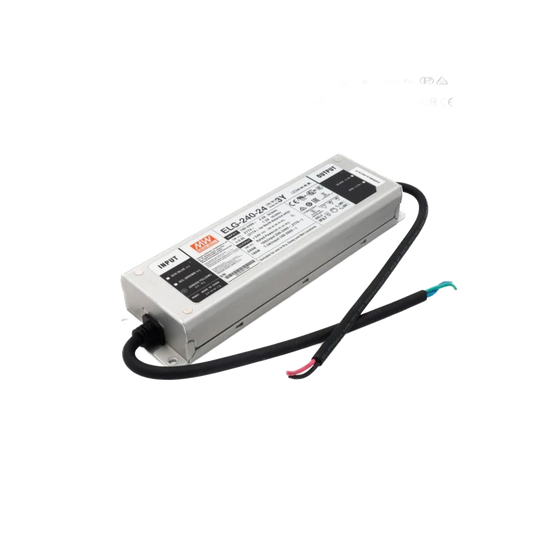 LED Driver Mean Well Output Power: 240w Output Voltage: 24V Non-Dimmable Size:244x71x37.5mm