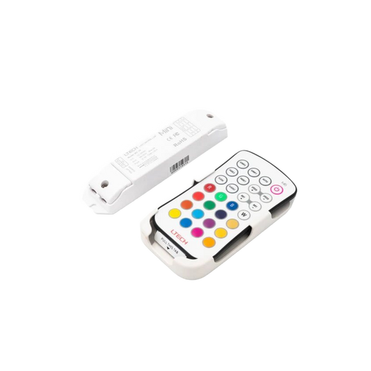Control Gear Ltech M6+M3-3A Mini Controller with RF Remote -RGB Size:200x130x22mm