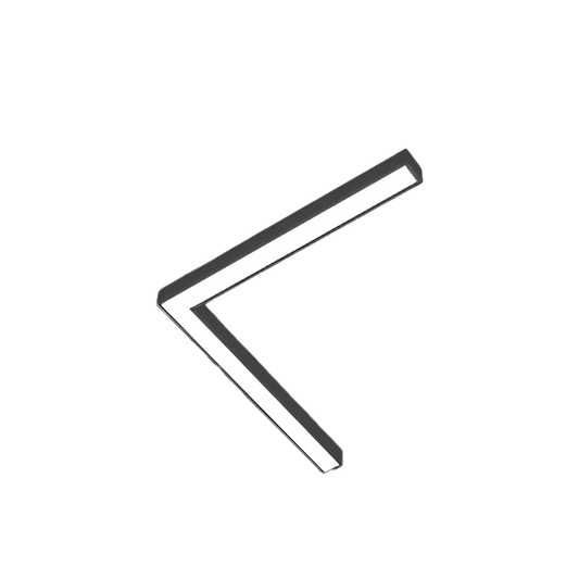 Linear Luminaire Slim25 T-Shaped Splicing 16w 3K Black Size:525x275x22mm