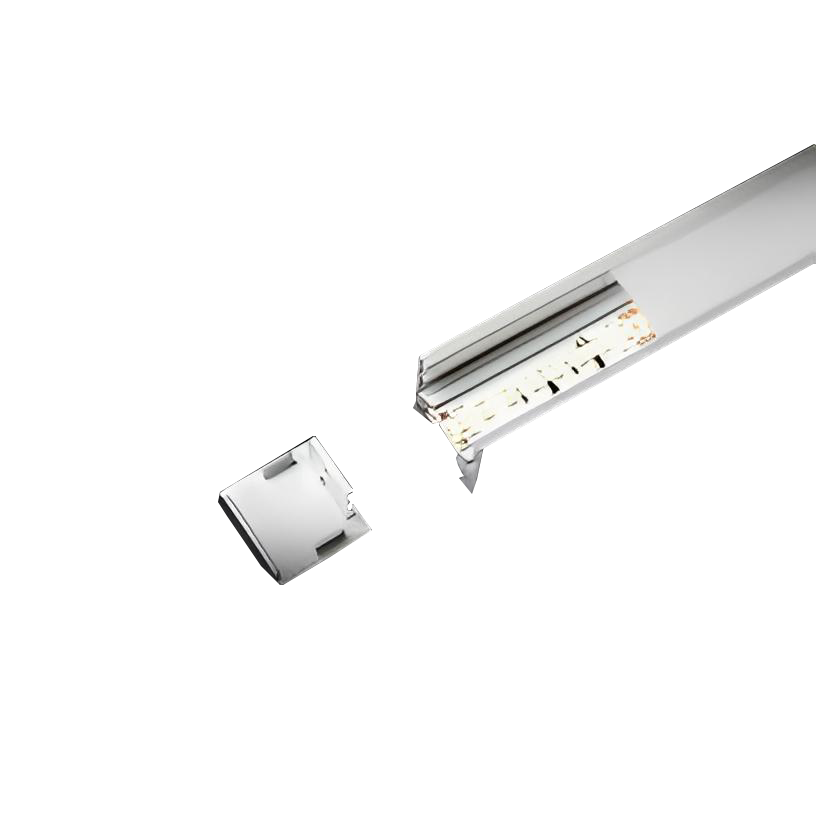 Linear Luminaire Slim25 Profile Black Size:2500x25x22mm