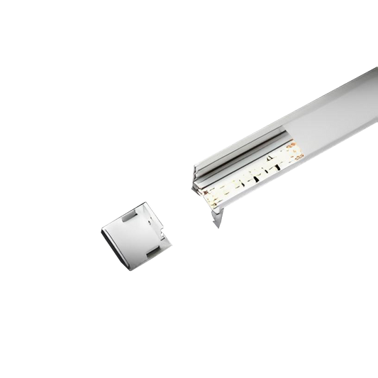 Linear Luminaire Slim25 Profile Black Size:2500x25x22mm
