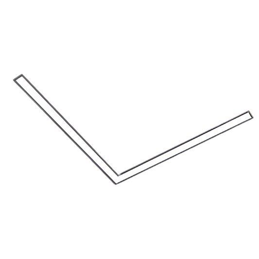 Linear Luminaire Slim25 Recessed L-Shaped Splicing 11w 3K Black Size:275x275x23mm