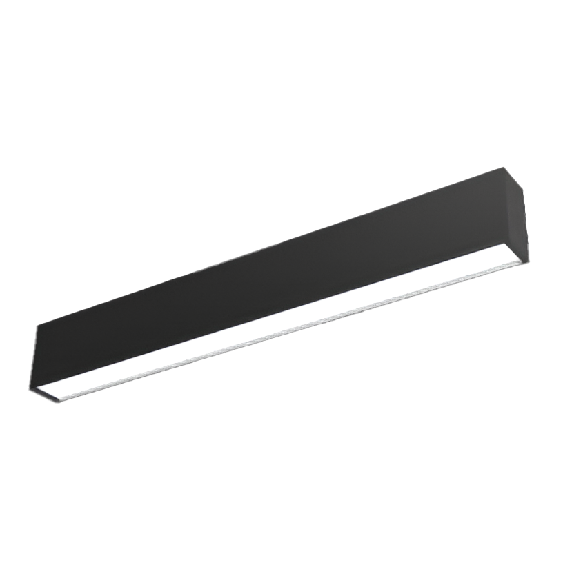 Linear Luminaire Line40 Diffuser Light 46w 3CCT Size:1500x44.8x83mm Black
