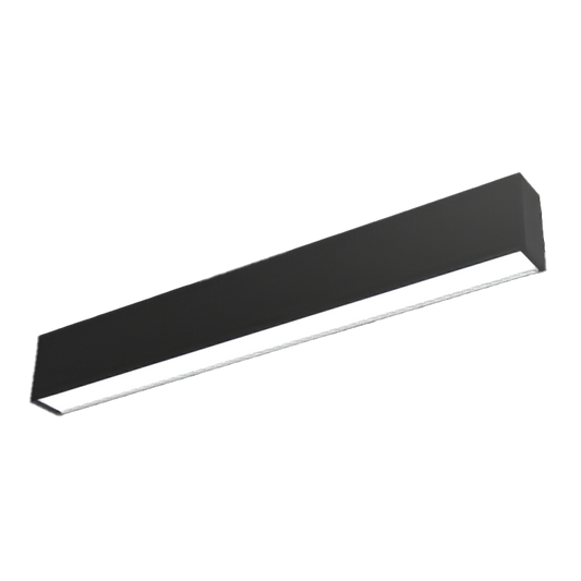 Linear Luminaire Line40 Prismatic Light 34w 3CCT Size:1500x44.8x83mm Black