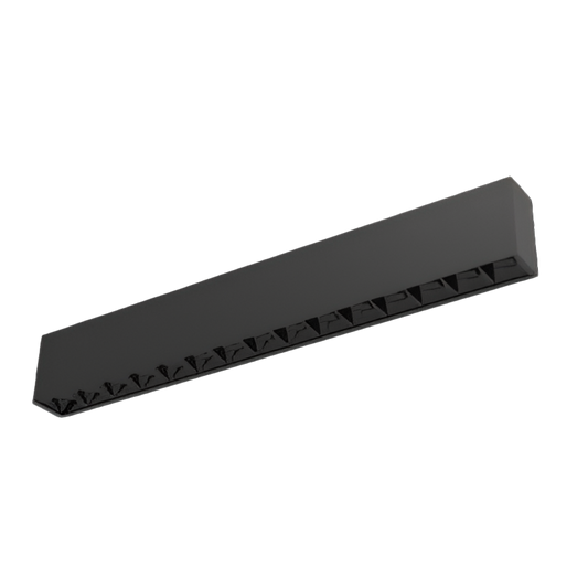 Linear Luminaire Line40 Grating Light 34w 3CCT Size:1500x44.8x83mm Black