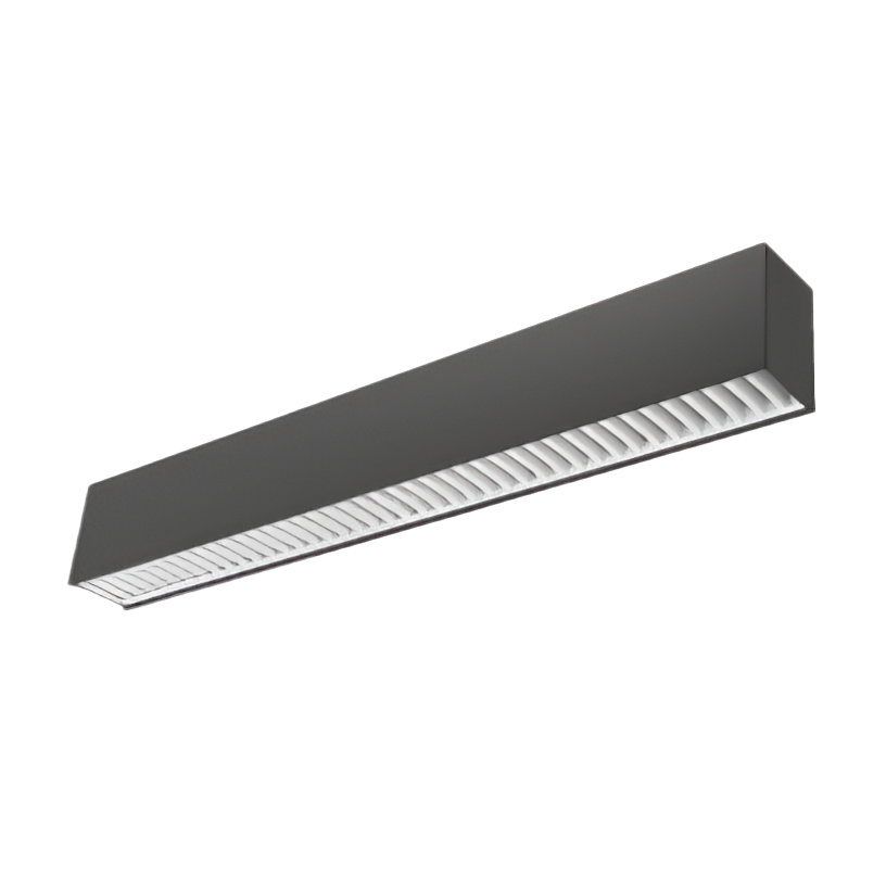 Linear Luminaire Line60 Louver Light 51w 3CCT Size:1800x56x85mm White
