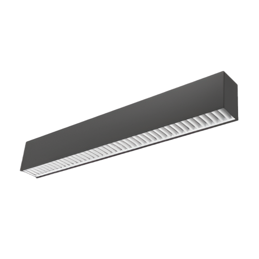 Linear Luminaire Line60 Louver Light 51w 3CCT Size:1800x56x85mm White