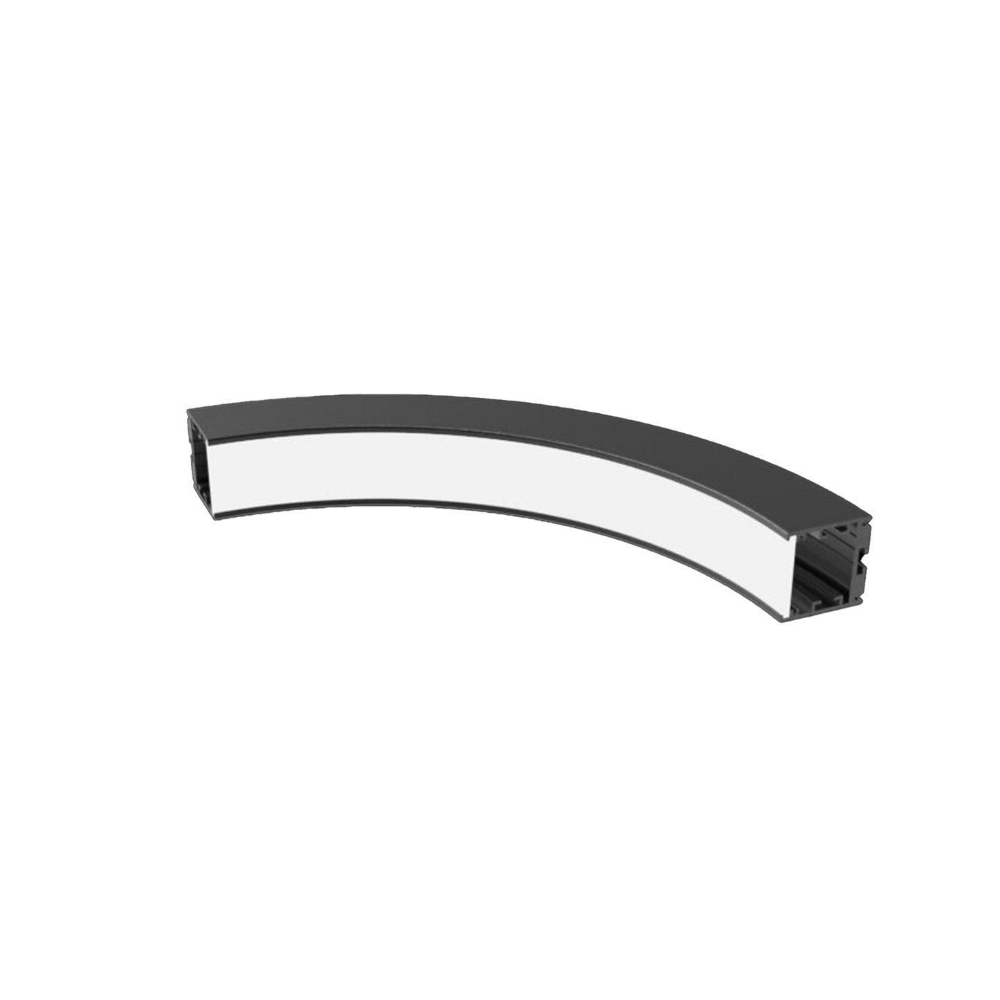 Linear Profile AS3535 320mm 90 inward Lighting Cross Section Size:35x35mm Black