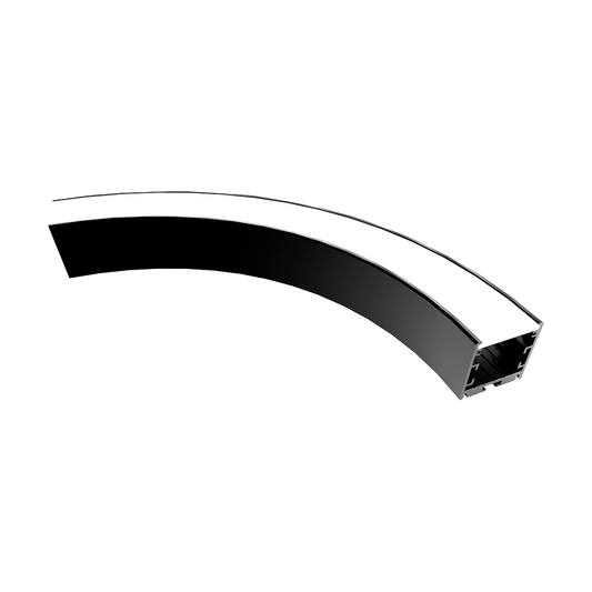 Linear Profile AS3535 320mm 90 outward Lighting Cross Section Size:35x35mm Black