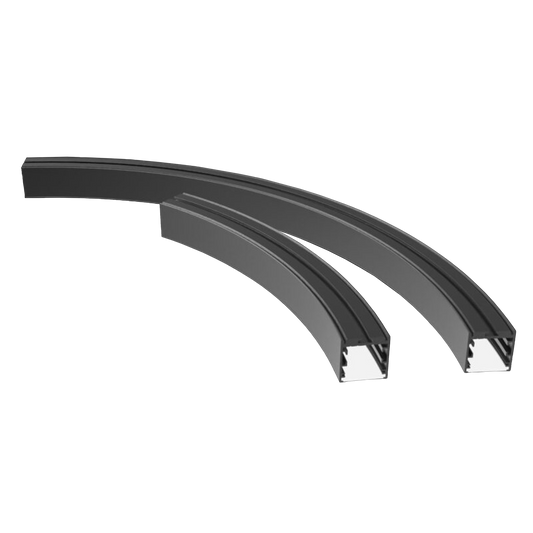 Linear Profile AS3535 800mm 90 downward Lighting Cross Section Size:35x35mm Black