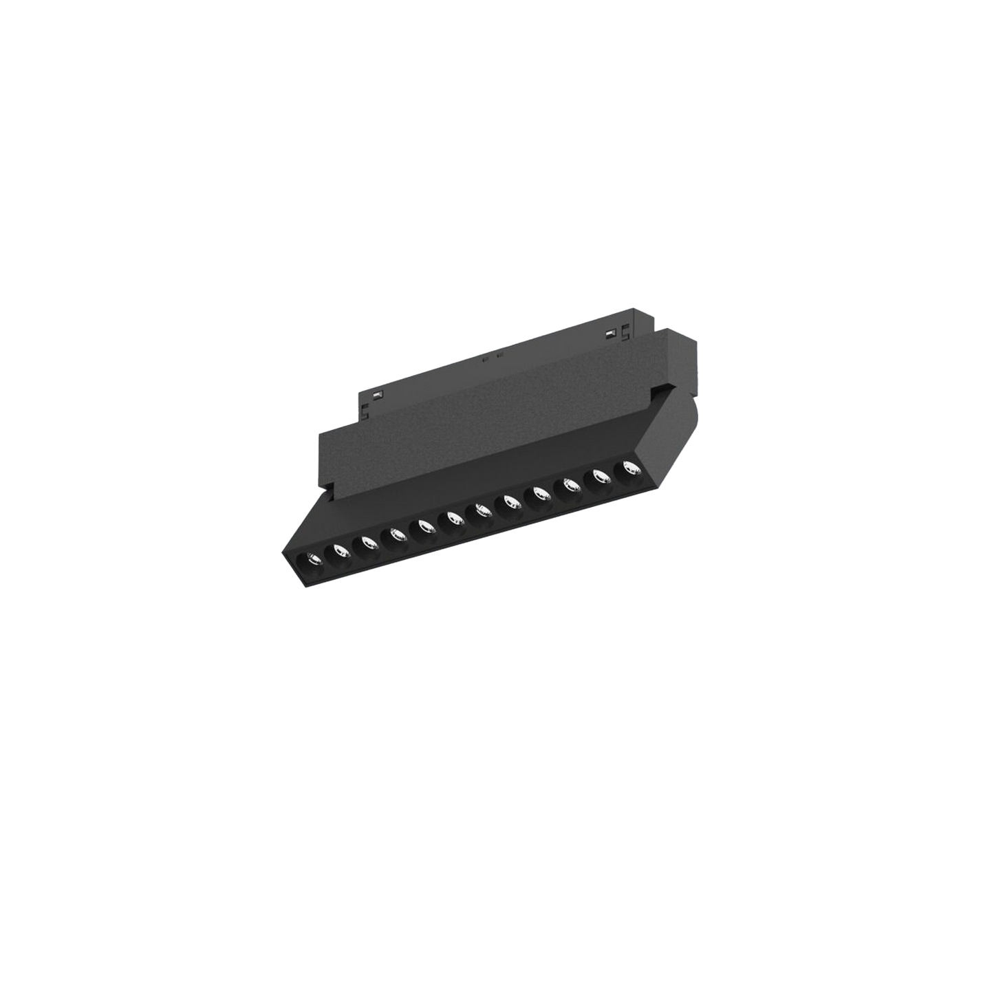 Magnetic Track Lights Linear Module Grating 30D 12w 3K Size:219x23x68mm Black