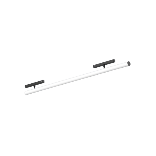 Magnetic Track Lights Linear Module Cross Track Round Tube 200x110 24w 3K Size:1200x30.2x74 Black