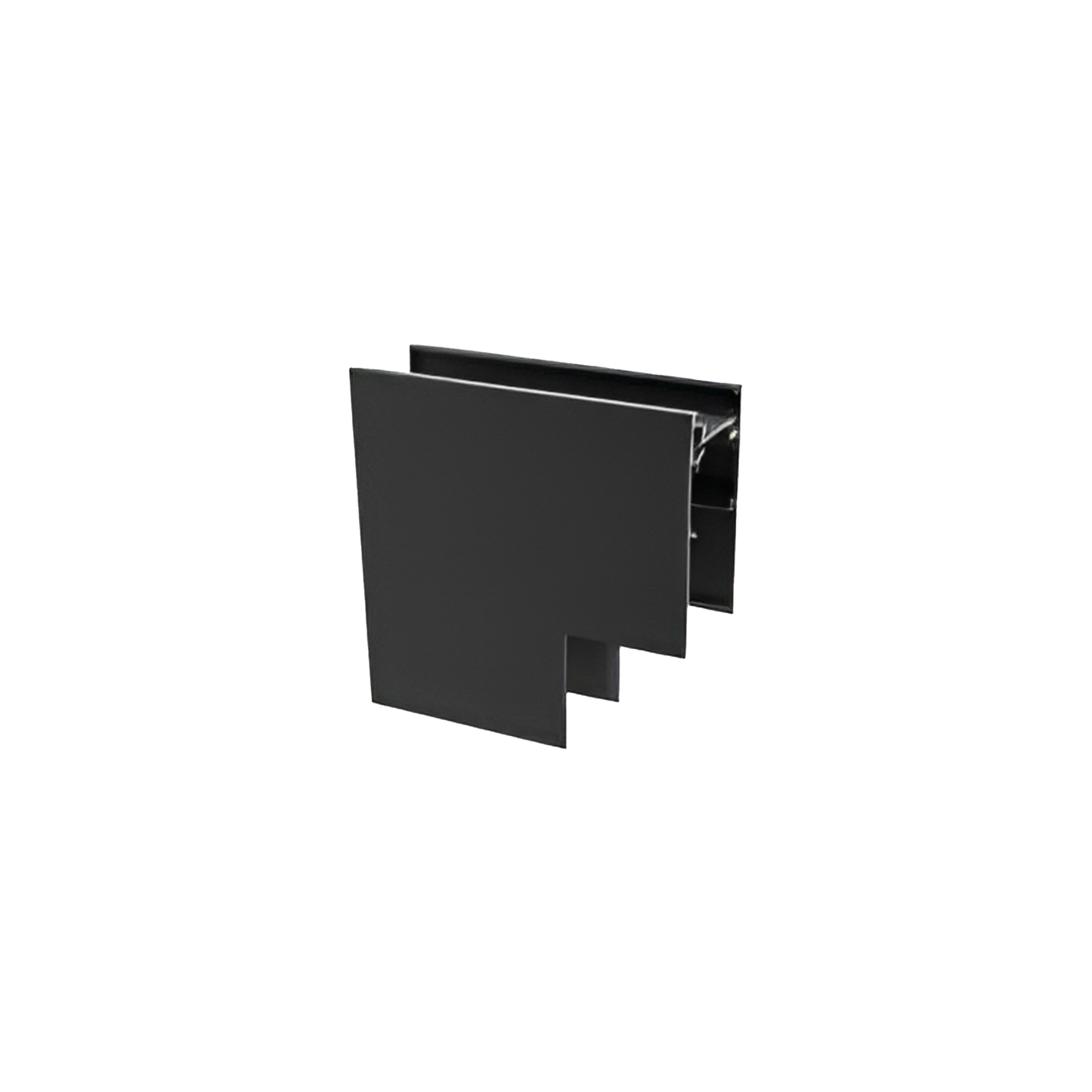 Magnetic Track Lights Surface Mounted/Pendant Track L-shaped splicing(inward) Size:80x80x27.2 Blk