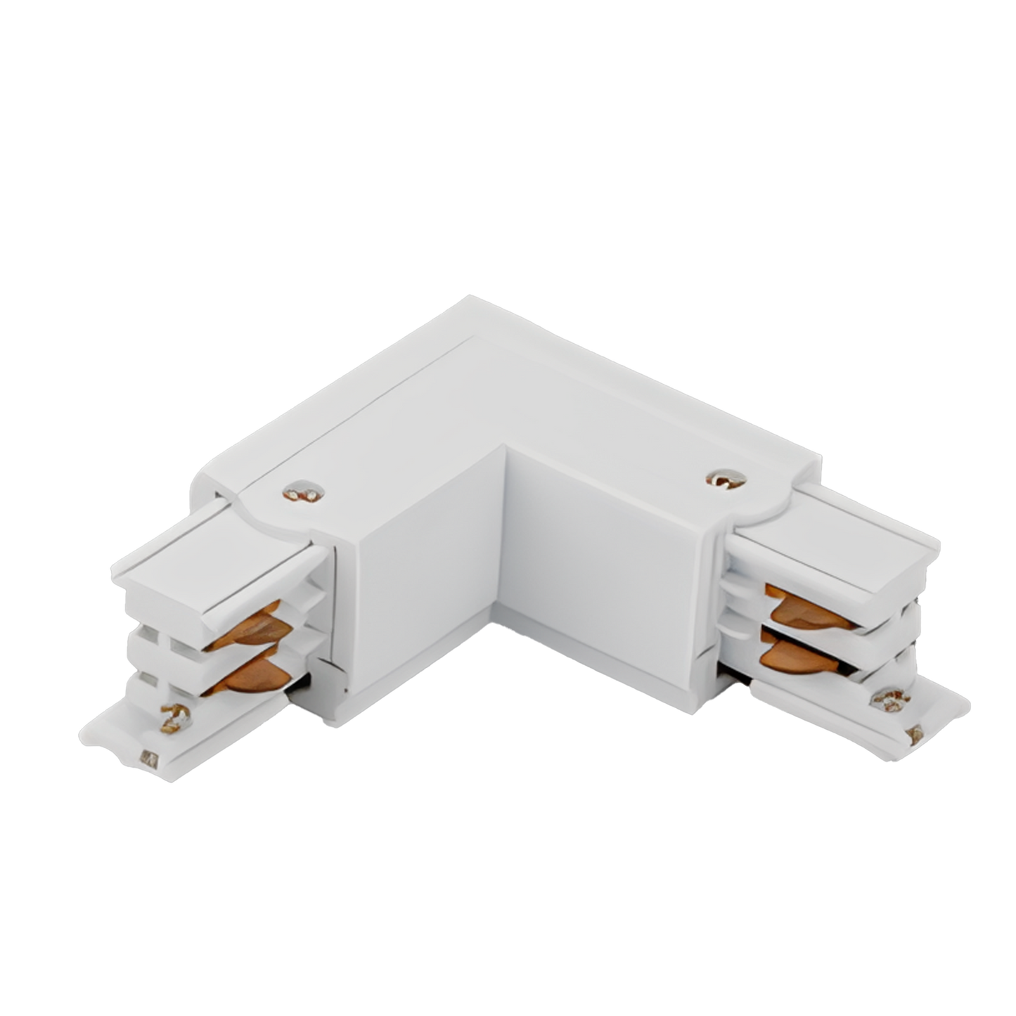Standard Track Light L shape power feeding 4 Wire 3 Circuit Size:100x100x35mm Black