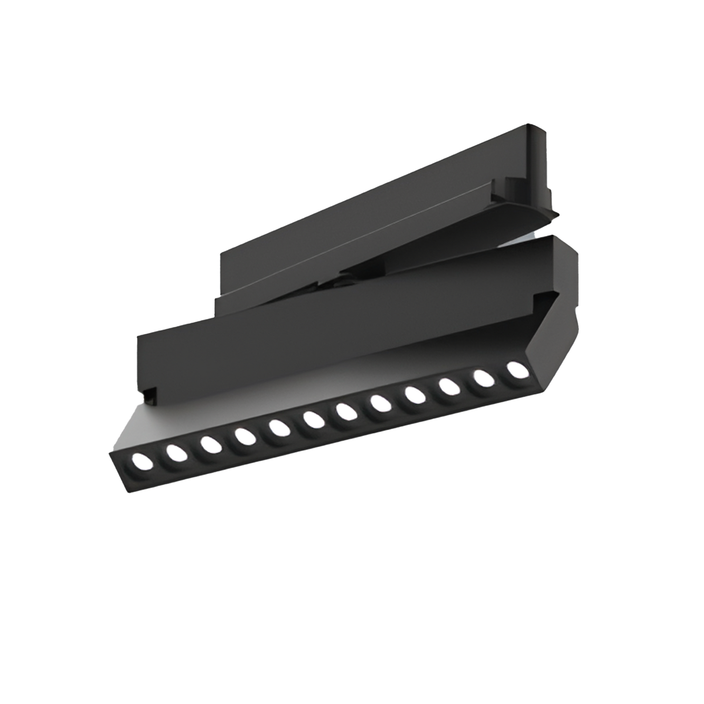 Standard Track Light Spotlight 12w 4000K 30D Beam Size:220x31x127mm Black