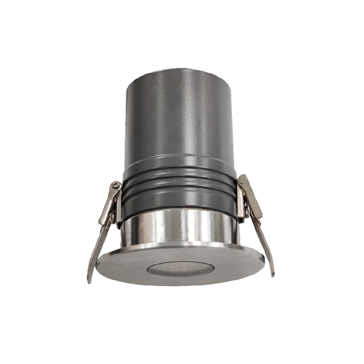 LED Downlight Recessed 2w 15D Beam 3K Size:32x33mm Cutting:27mm Silver IP54