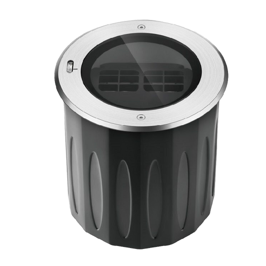 Inground Spotlight 20w DC24V 12.5D Beam 3K Size:185x188mm Cutting:164mm Stainless Steel IP67