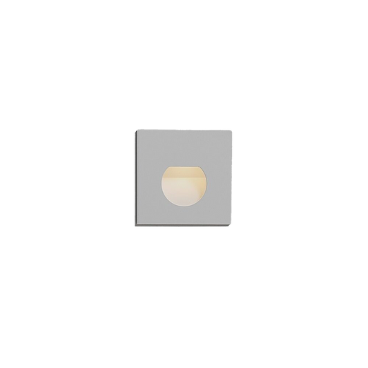 LED Step Light Interior 3w Wide Curve Beam Size:83x83x45mm Cutting:65mm White IP20