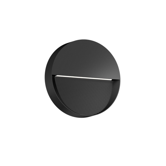 LED Step Light Exterior Surface Mounted 5w 60D Beam Size:114x40mm Black IP65