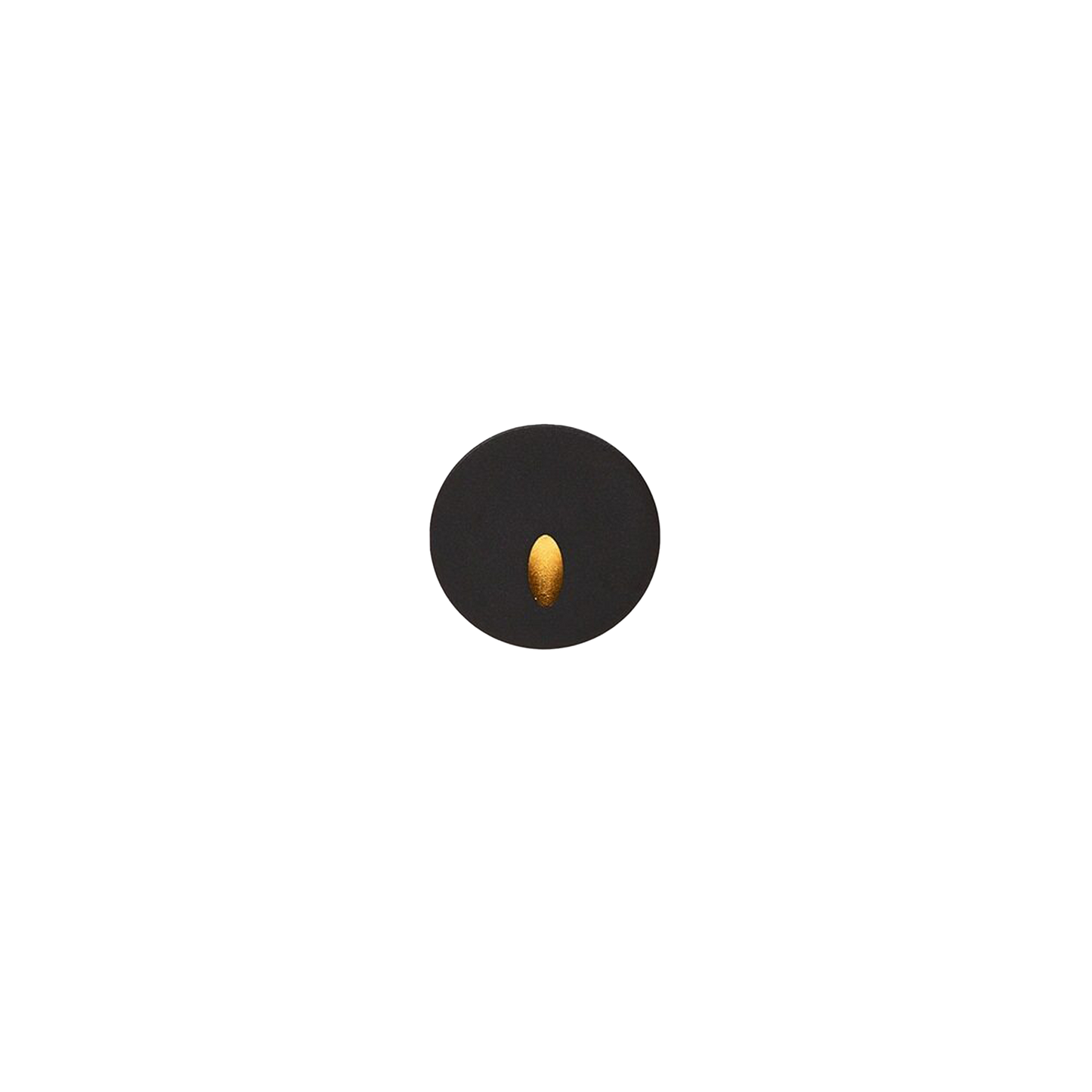 LED Step Light Exterior Recessed 3w Waterdrop Beam Size:65x34mm Cutting:60mm Blk IP65