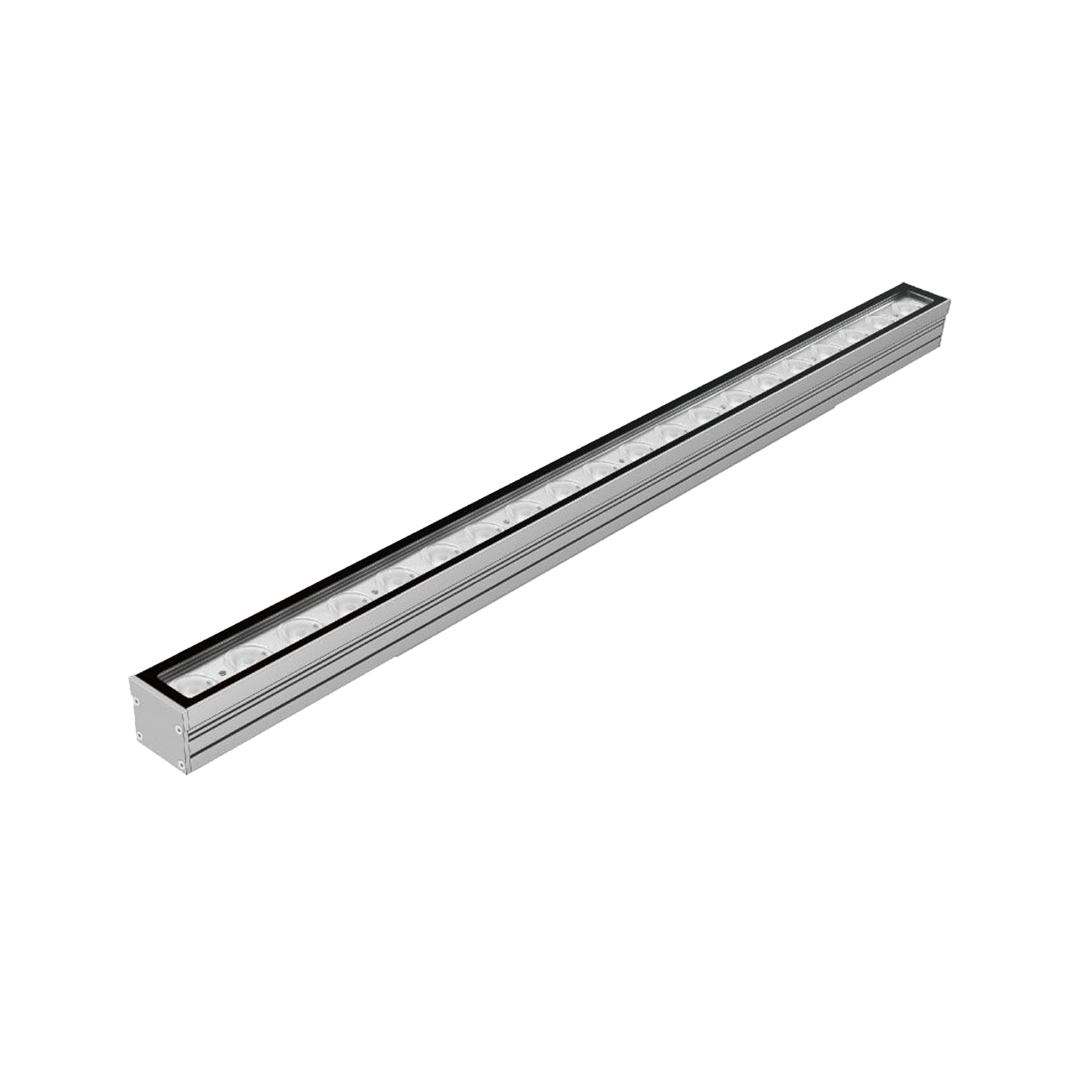 Inground Linear Flood Light 95w DC24V 3K 6D Beam Size:1000x78x87mm Silver IP67
