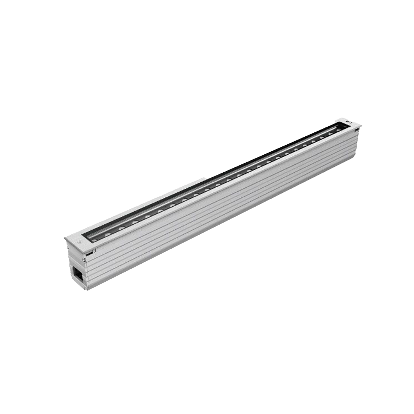 Inground Linear Flood Light 45w DC24V 3K 30D Beam Size:1000x80x114mm Silver IP67